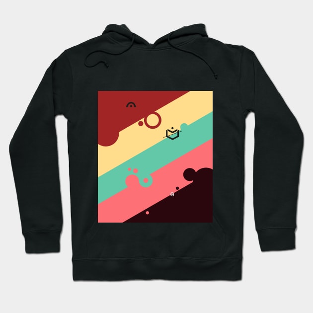 Typohole stripes. Color Lovers Hoodie by typohole